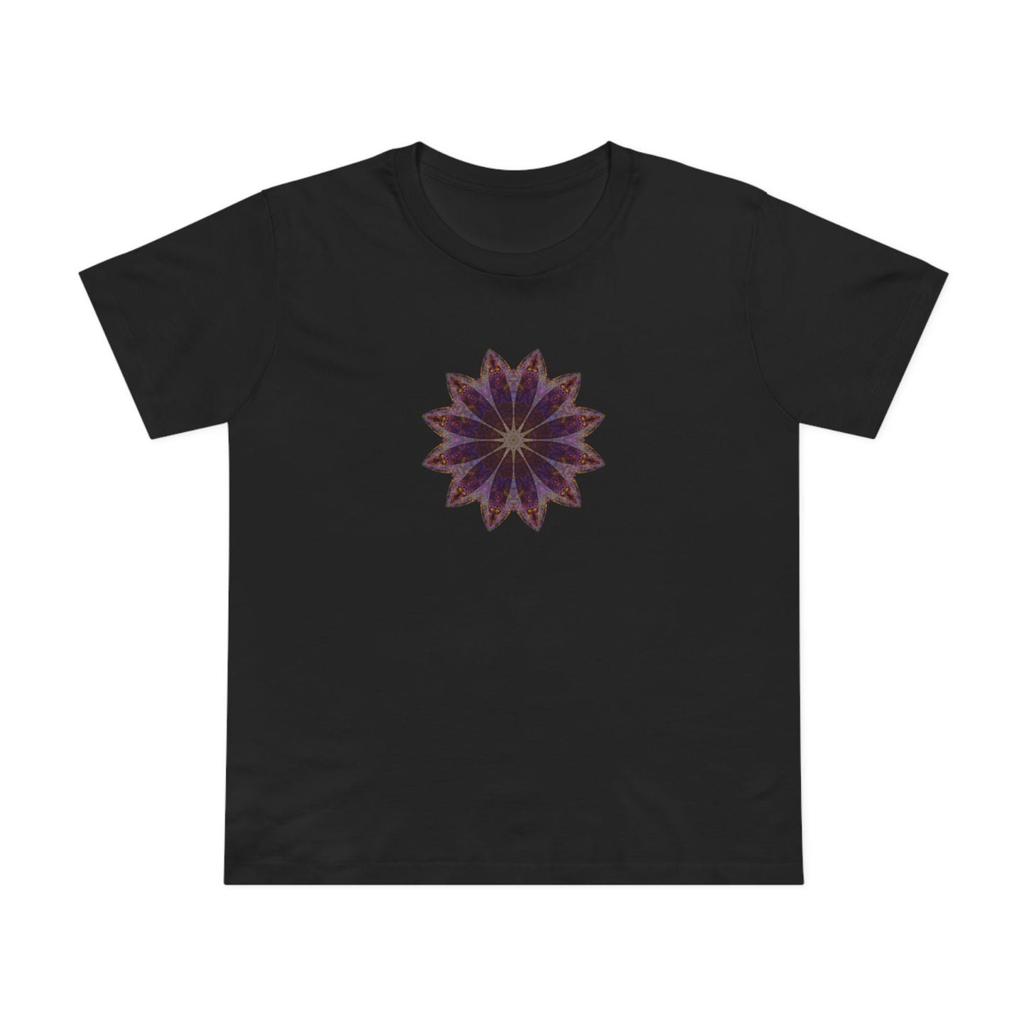 Women’s Maple Tee - Love Light Mandalas No.11