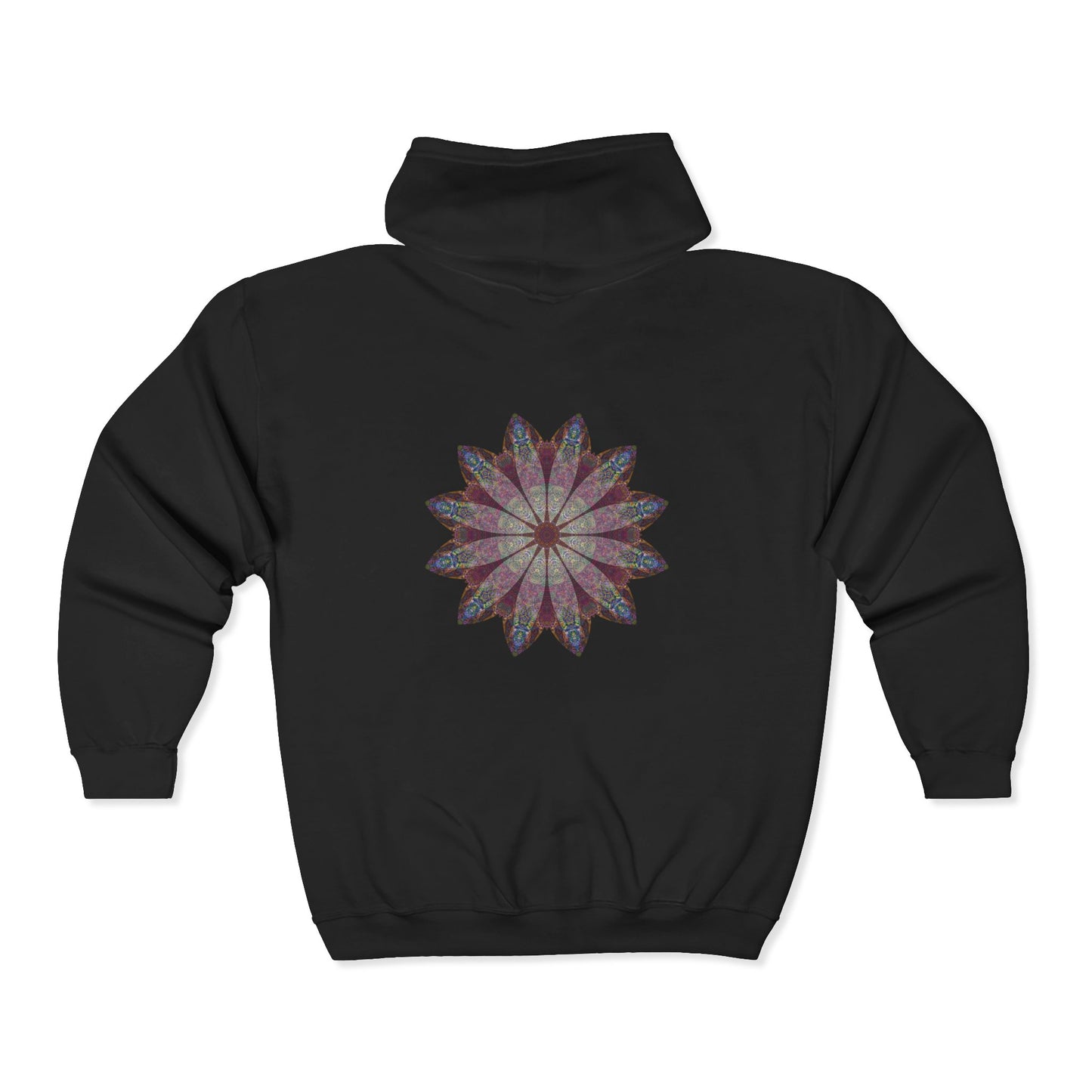 Unisex Heavy Blend™ Full Zip Hooded Sweatshirt - Love Light Mandalas No.9