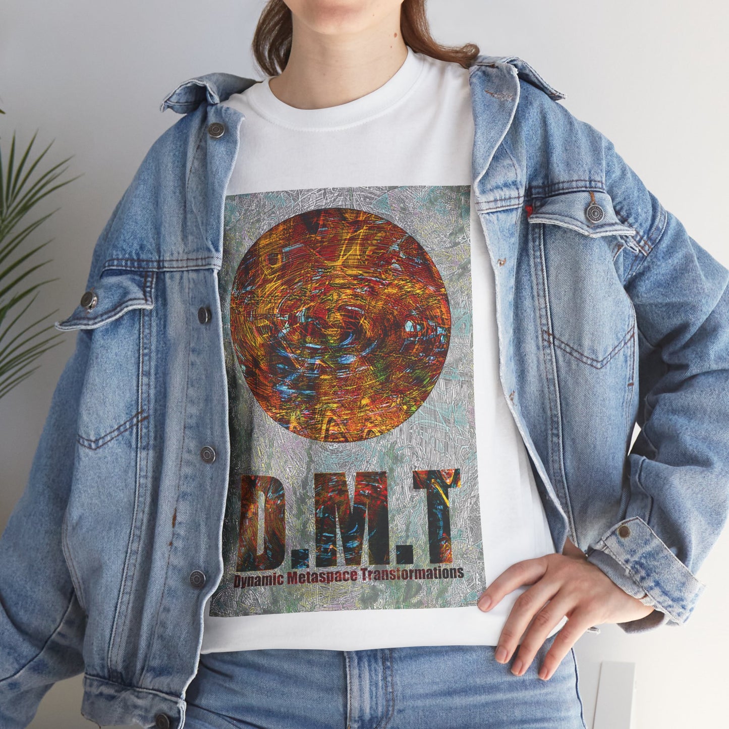 Unisex Heavy Cotton Tee - DMT Spheres No.1