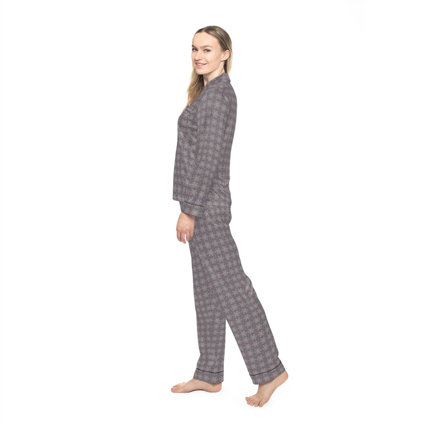 Women's Satin Pajamas - DK Series No.9