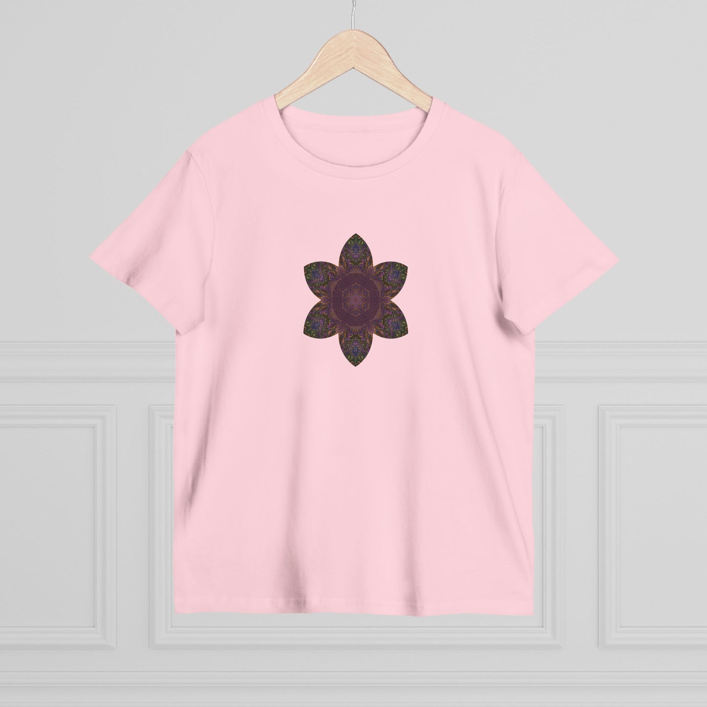 Women’s Maple Tee - Love Light Mandalas No.3