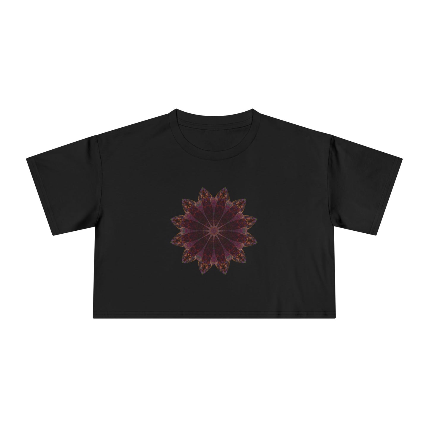 Women's Cropped Tee - Love Light Mandalas No.5