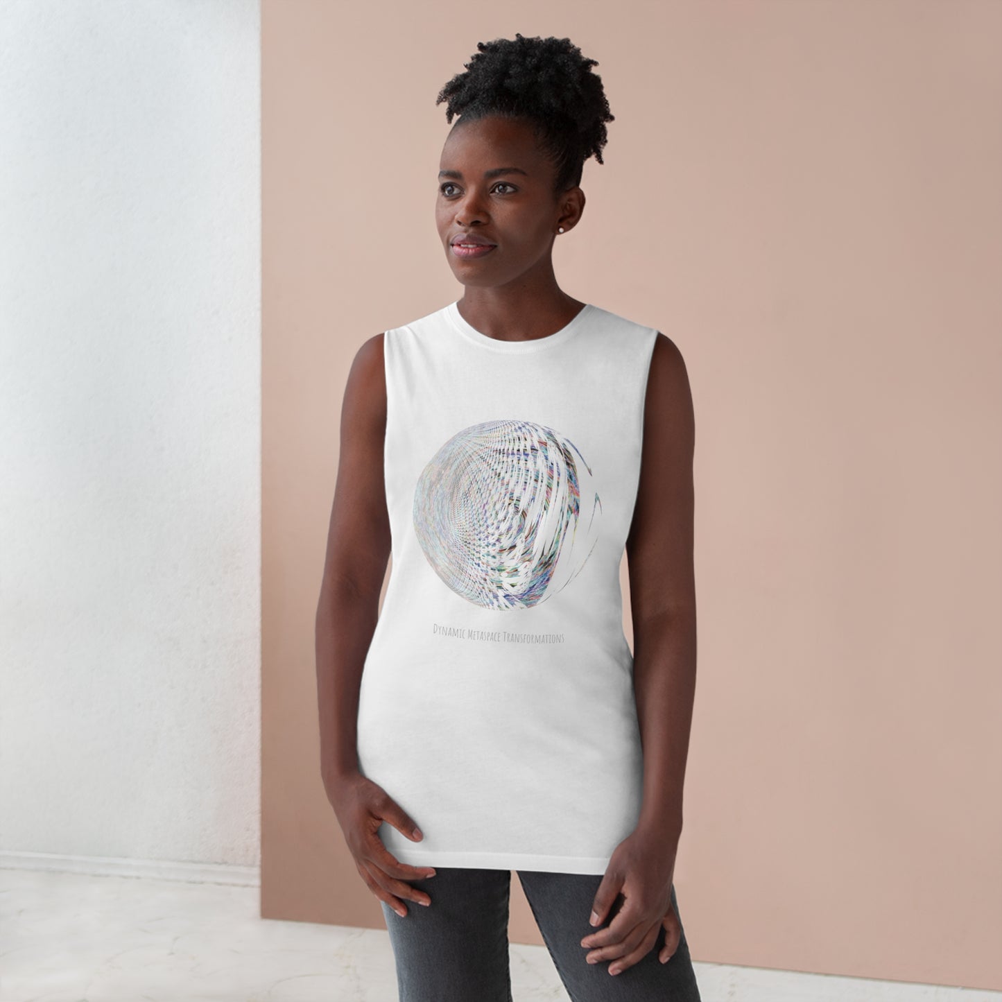 Unisex Barnard Tank - Fractal Moon No.2