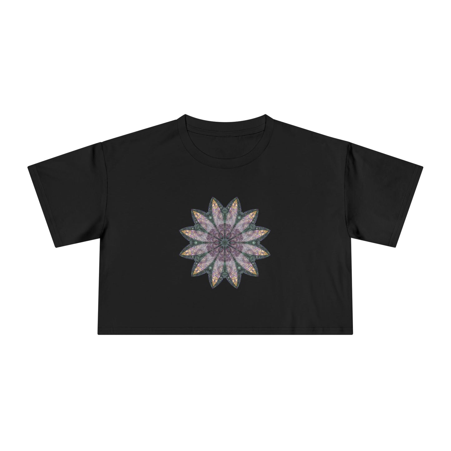 Women's Cropped Tee - Love Light Mandalas No.21