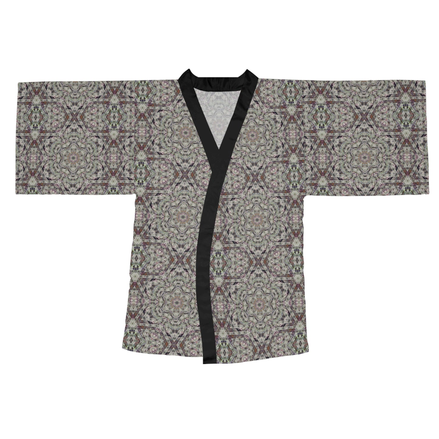Long Sleeve Kimono Robe - P5 Kaleidoscopic No.25