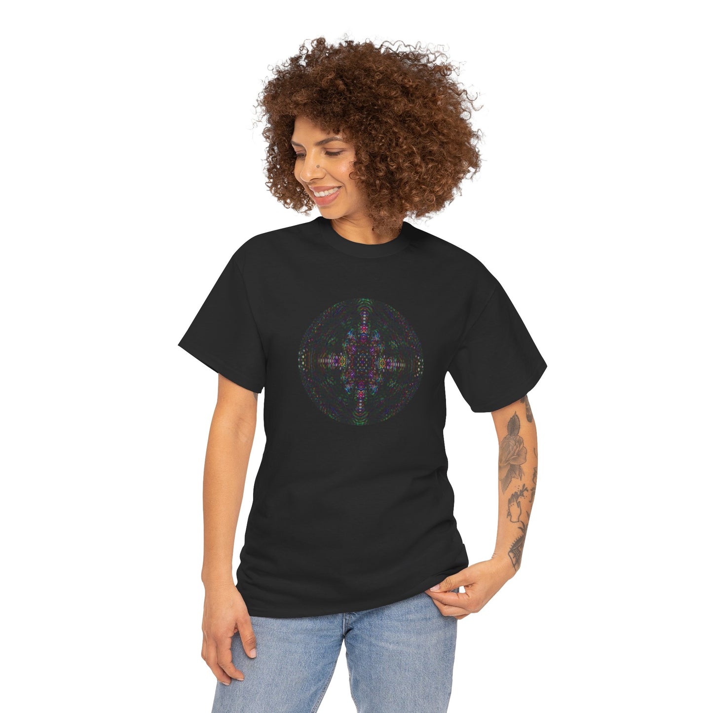 Unisex Heavy Cotton Tee - DMT Scribe Spheres No.2