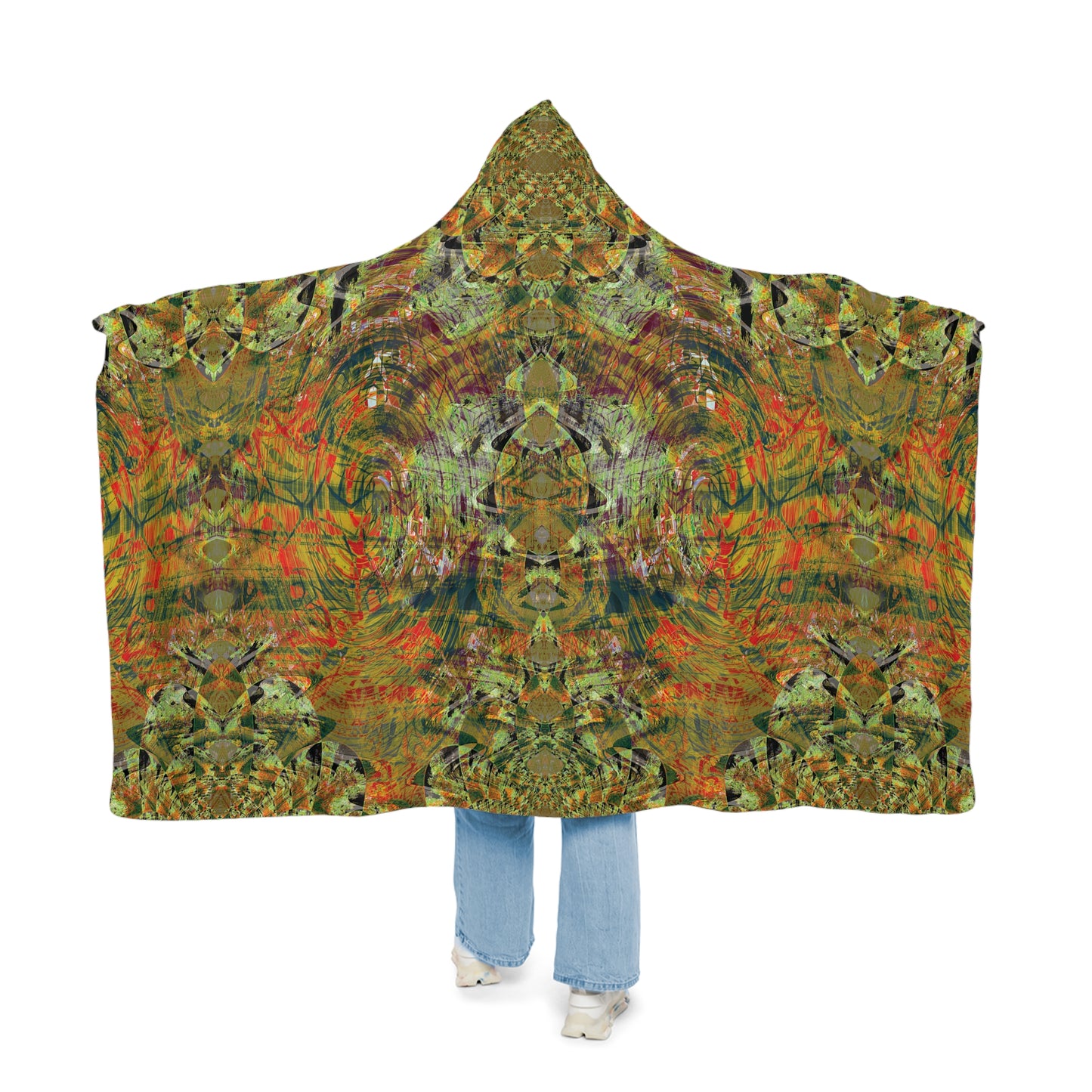 Snuggle Blanket - Love Light Fractals No.4