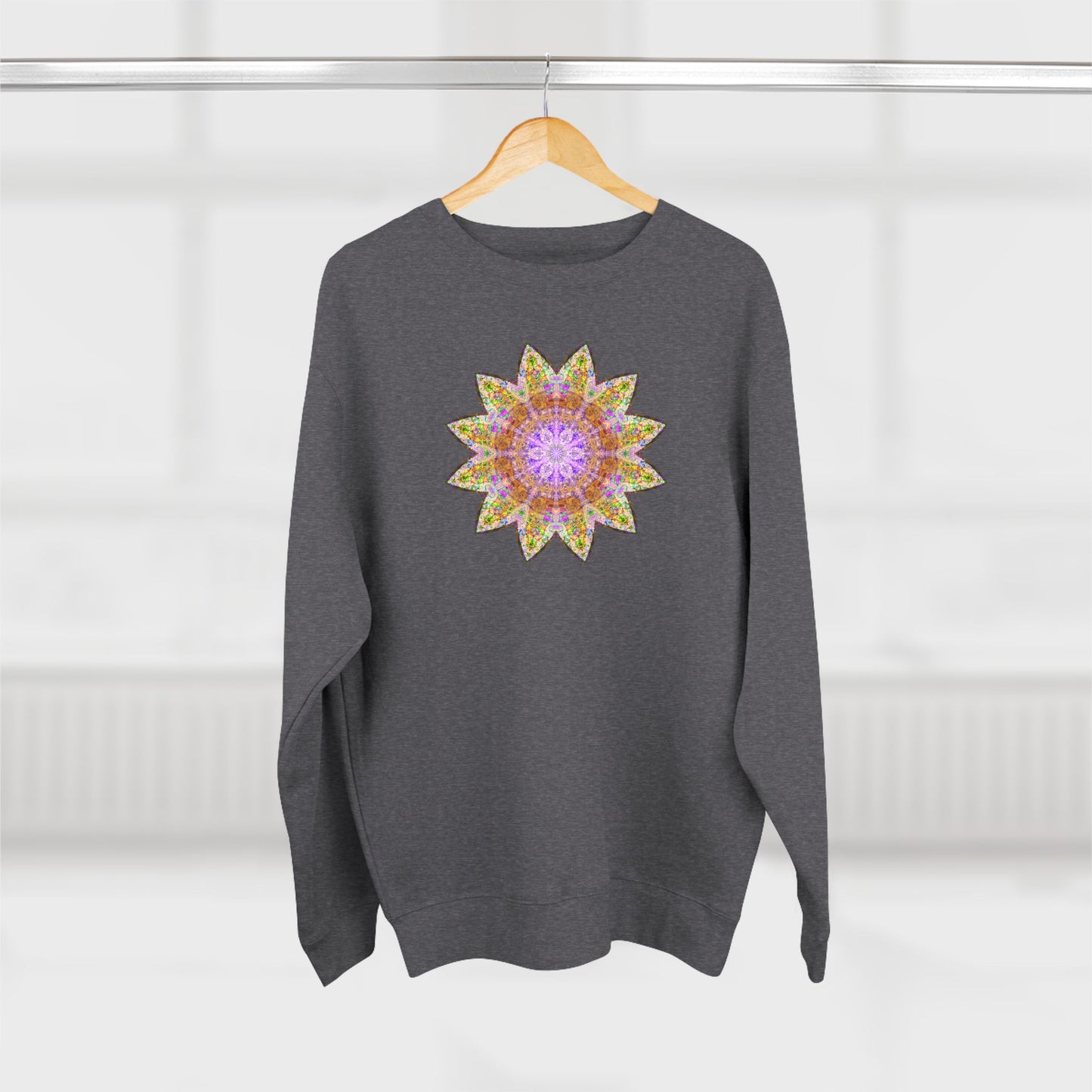 Unisex Crewneck Sweatshirt - Love Light Mandalas No.14