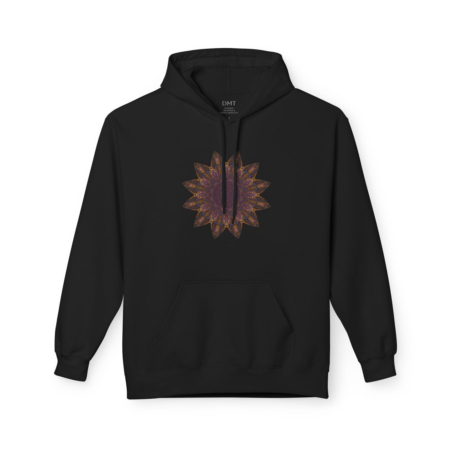 Unisex Midweight Softstyle Fleece Hoodie - Love Light Mandalas No.1