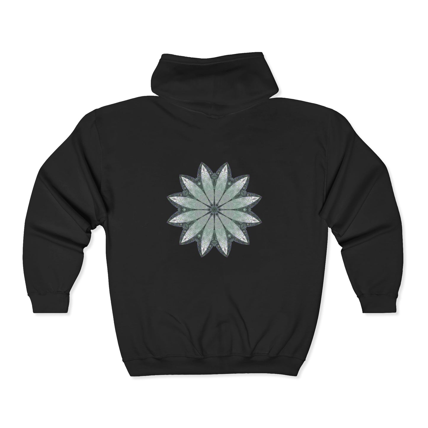 Unisex Heavy Blend™ Full Zip Hooded Sweatshirt - Love Light Mandalas No.22