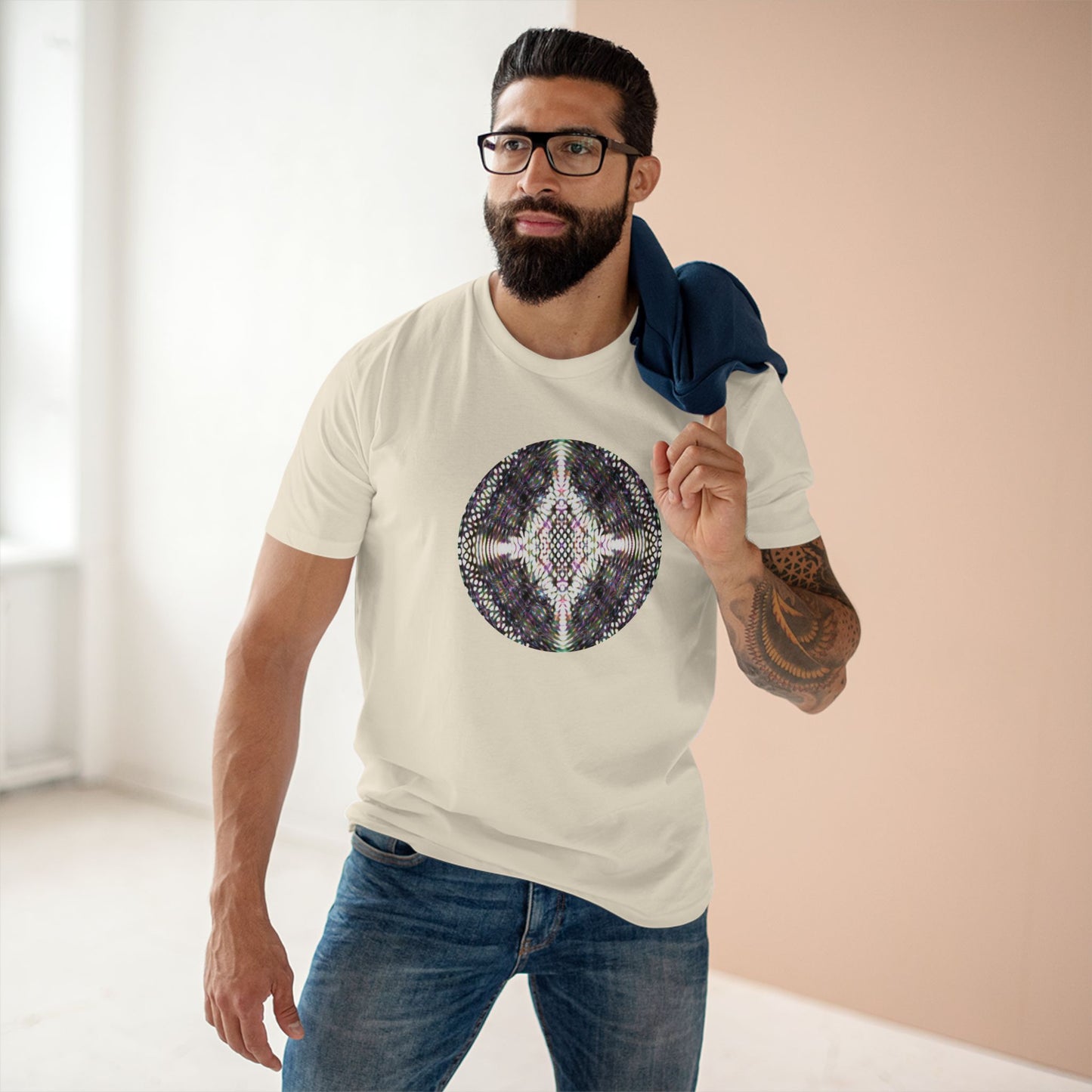 Men's Staple Tee - DMT Scribe Spheres No.8