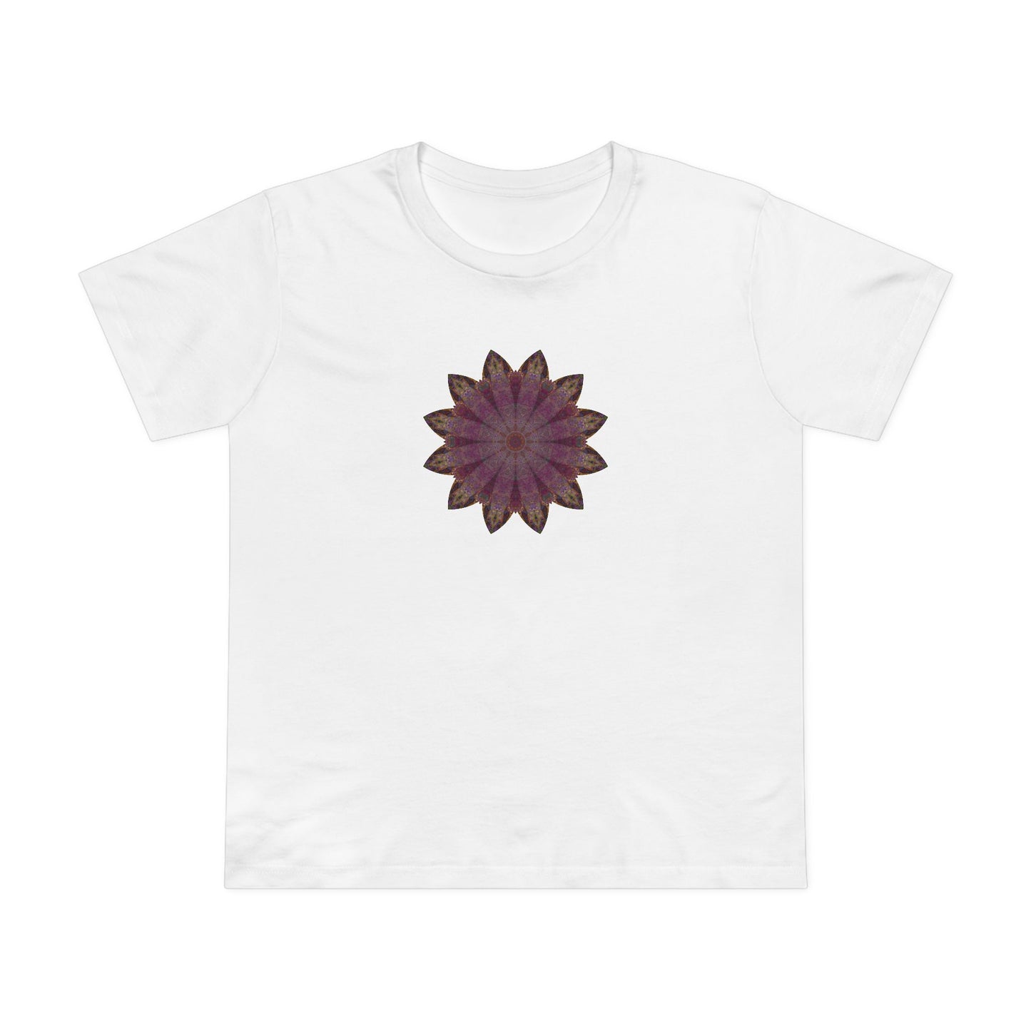 Women’s Maple Tee - Love Light Mandalas No.6