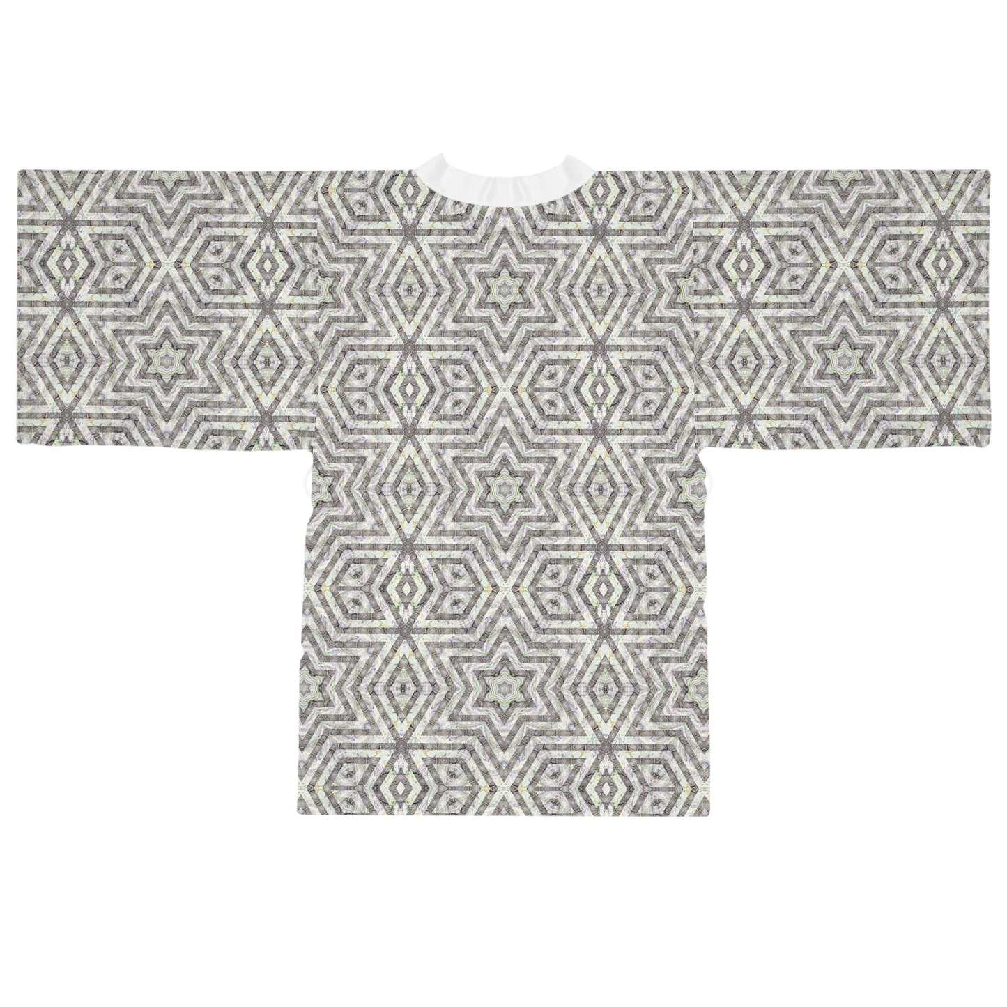 Long Sleeve Kimono Robe - P5 Kaleidoscopic No.19