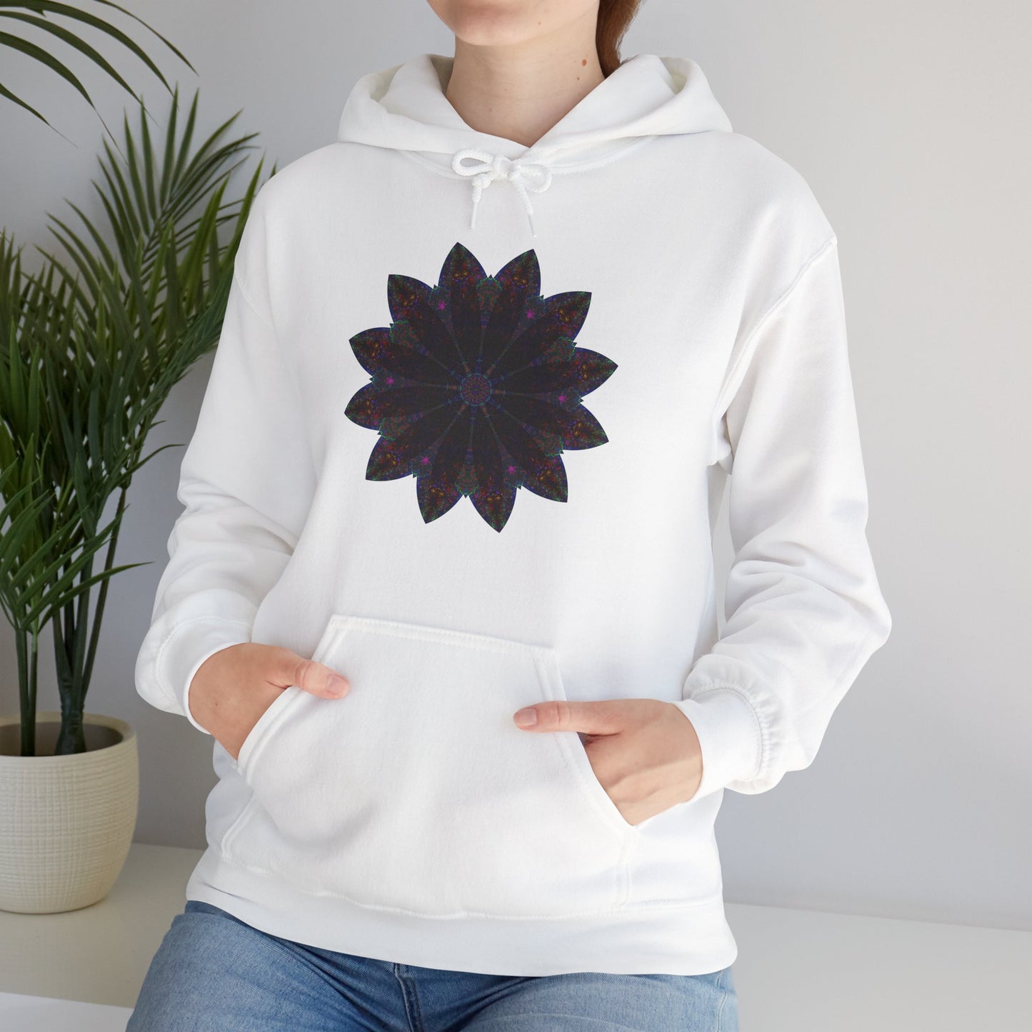 Unisex Heavy Blend™ Hooded Sweatshirt - Love Light Mandalas No.25