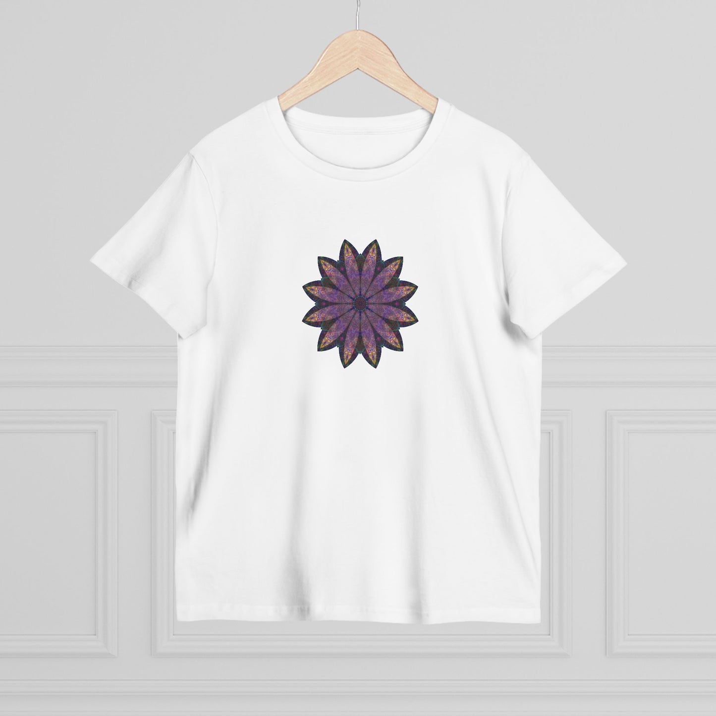 Women’s Maple Tee - Love Light Mandalas No.24