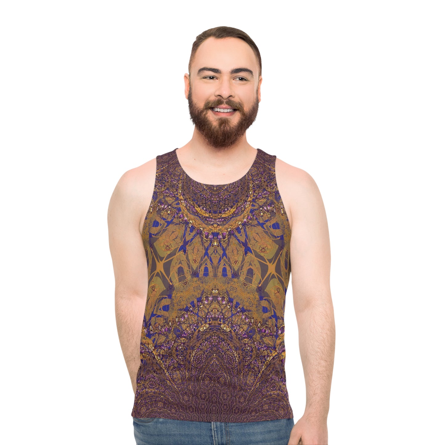 Unisex Tank Top - Love Light Fractals No.9