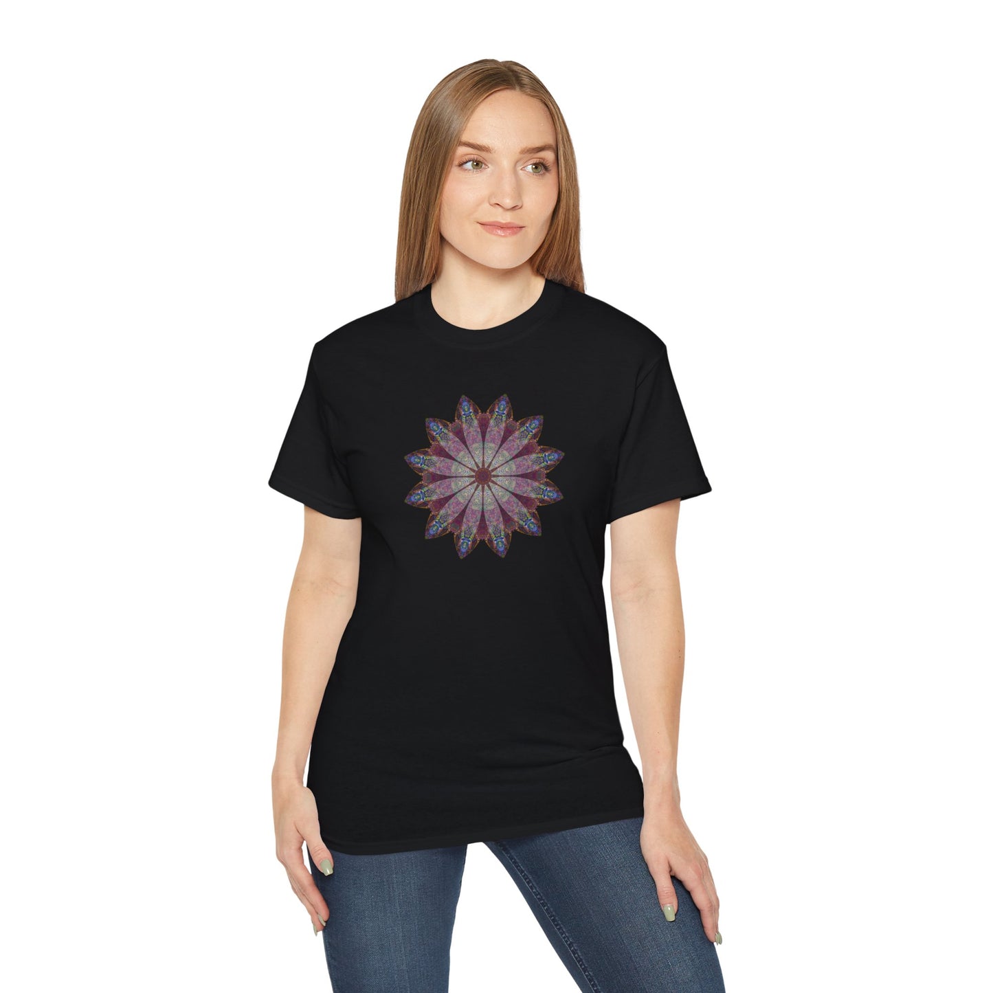 Unisex Ultra Cotton Tee - Love Light Mandalas No.9