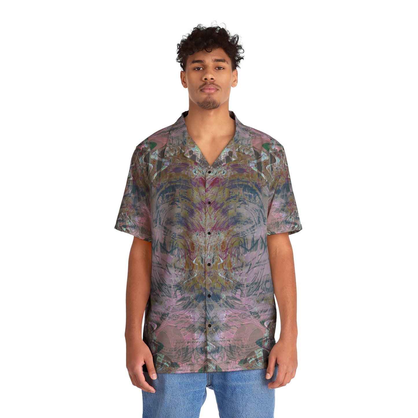 Hawaiian Shirt - Love Light Fractals No.5