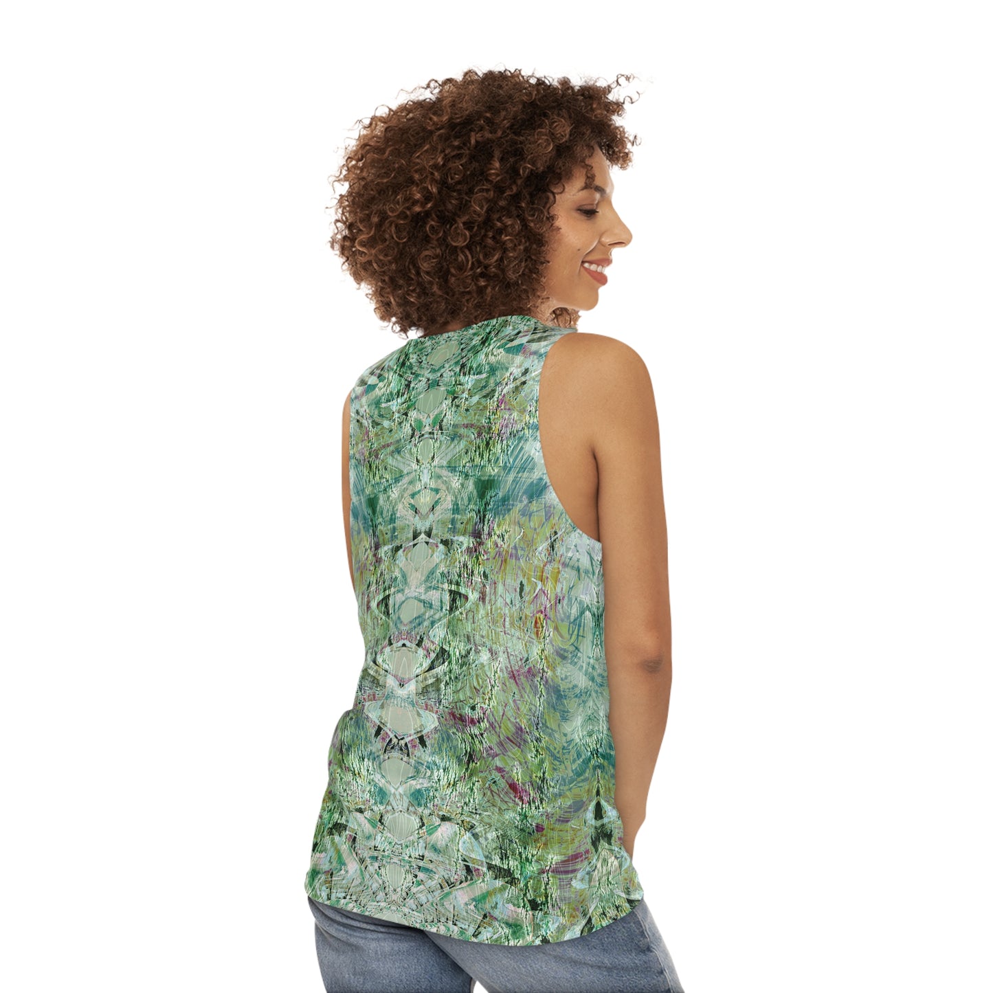 Unisex Tank Top - Love Light Fractals No.7