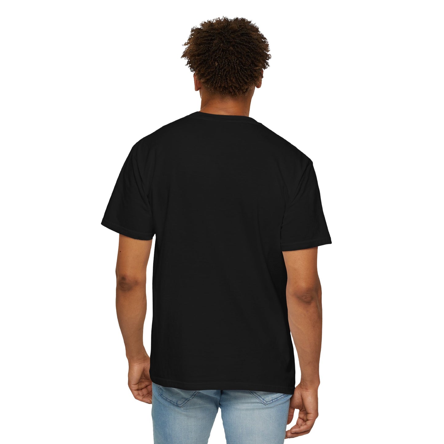 Unisex Garment-Dyed T-shirt - Fractal Moon No.2