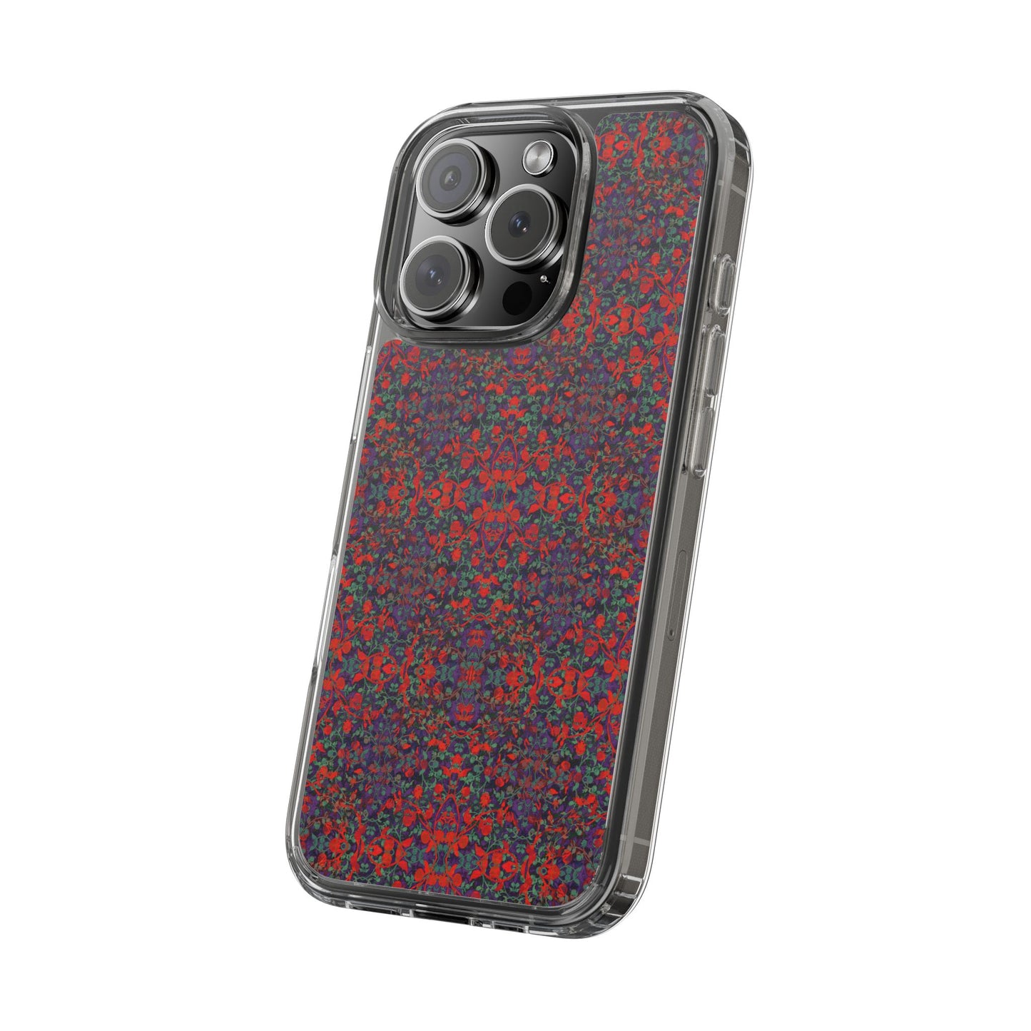 iPhone 16 Clear Case – Hidden Weave Series No.25