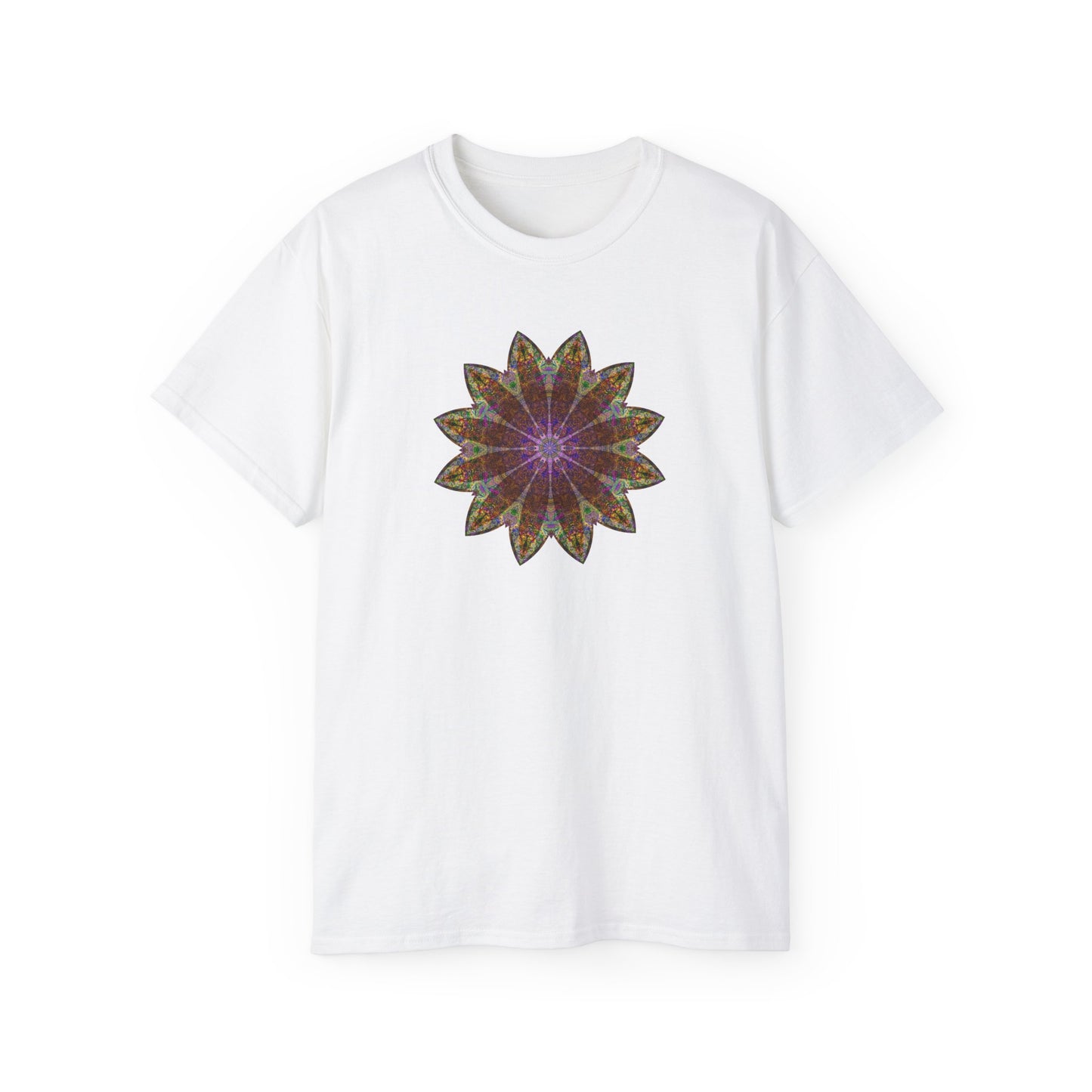 Unisex Ultra Cotton Tee - Love Light Mandalas No.13