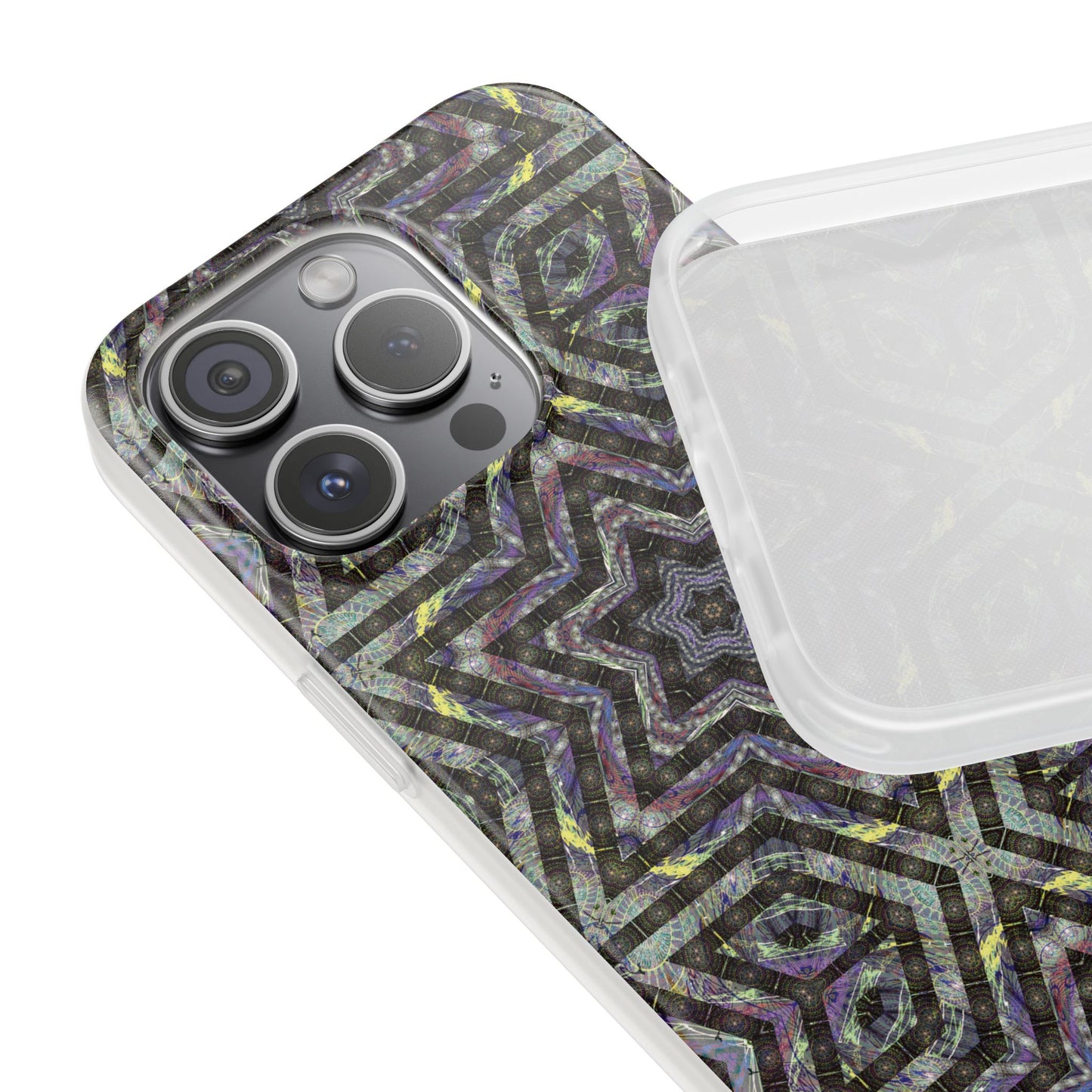 iPhone 15 Flexi Case - P5 Kaleidoscopic No.1
