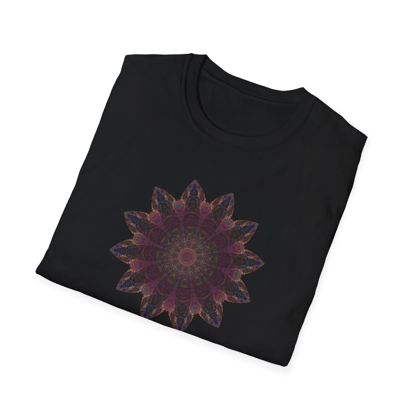 Unisex Softstyle T-Shirt - Love Light Mandalas No.8