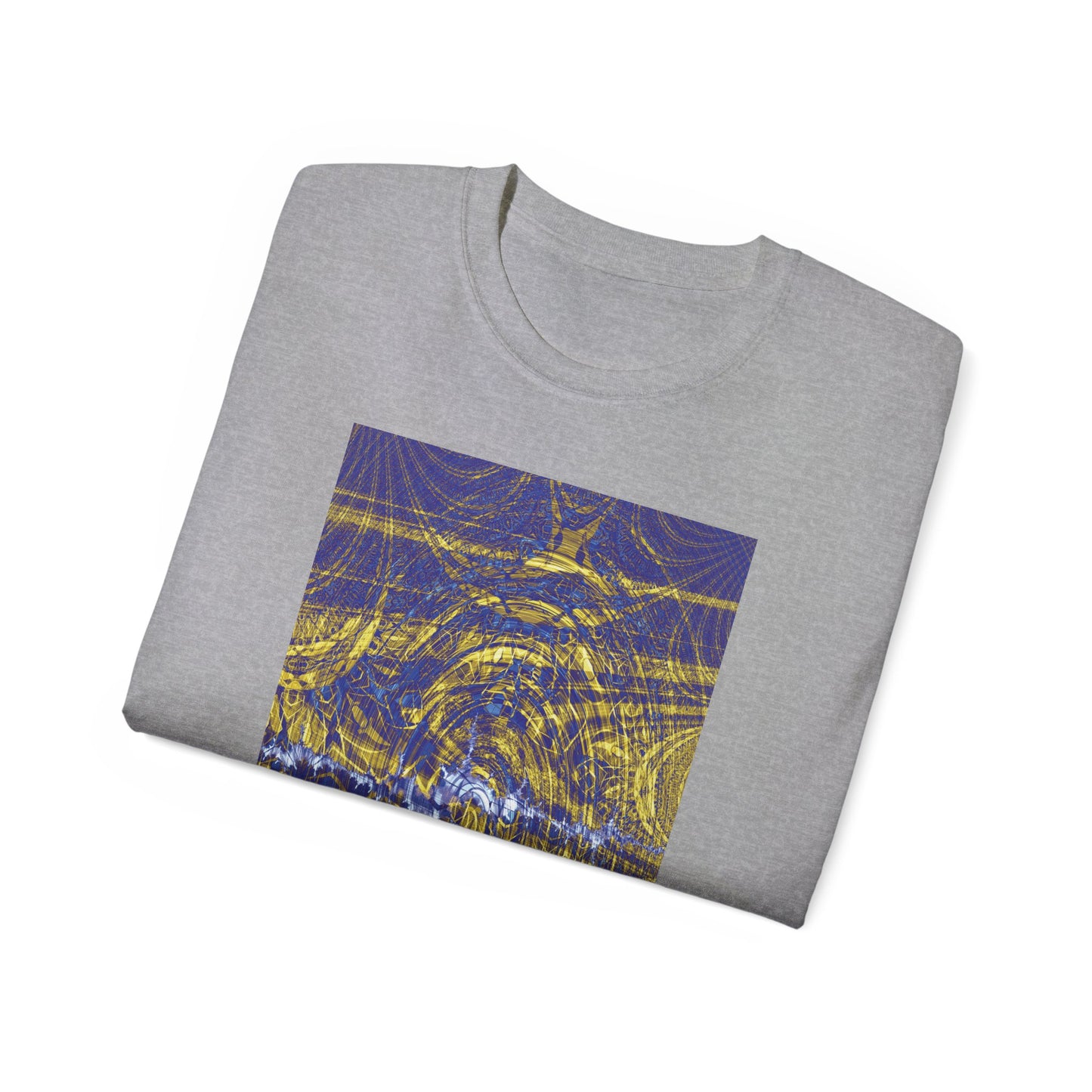Unisex Ultra Cotton Tee - Love Light Fractals No.1