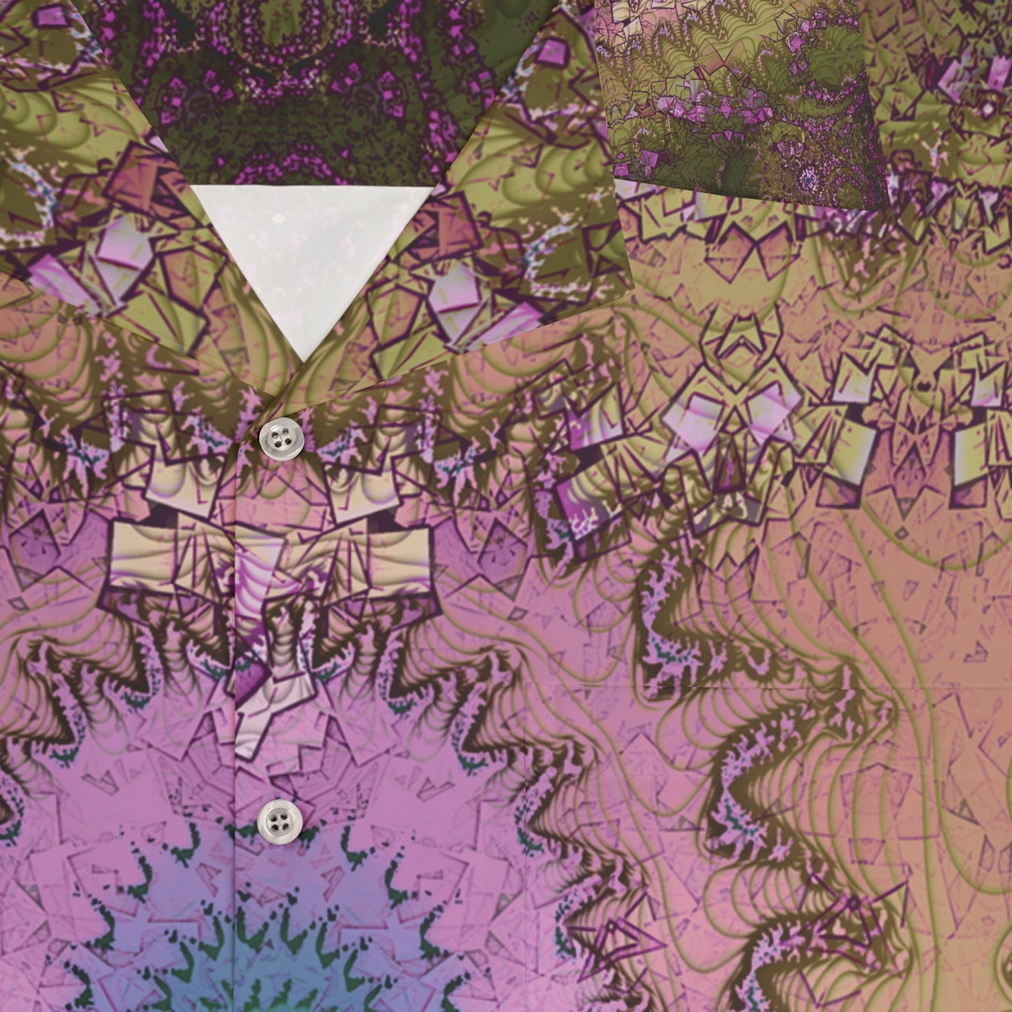 Hawaiian Shirt - Love Light Fractals No.8