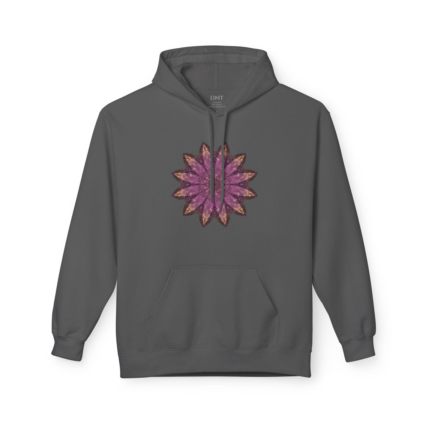 Unisex Midweight Softstyle Fleece Hoodie - Love Light Mandalas No.16