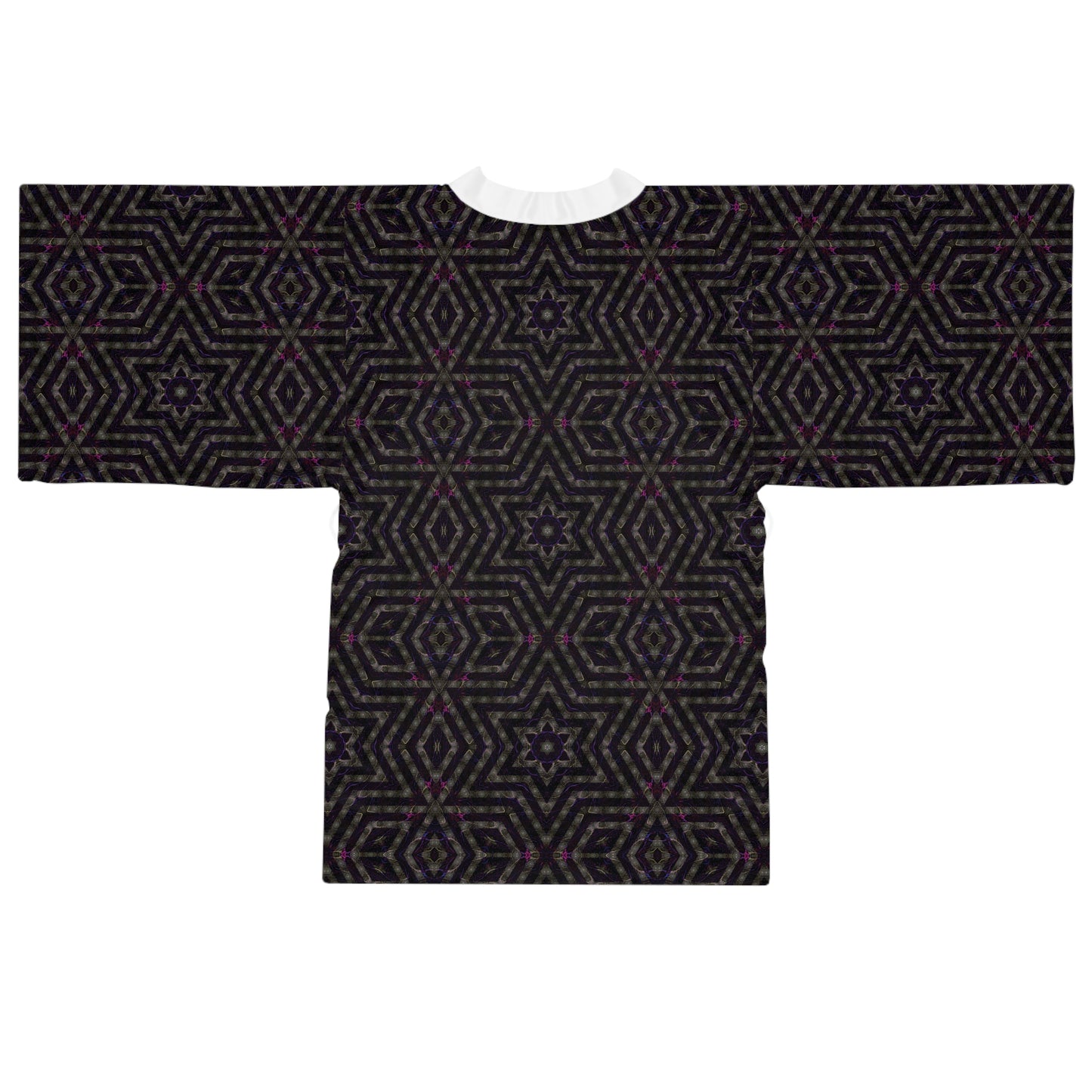 Long Sleeve Kimono Robe - P5 Kaleidoscopic No.14