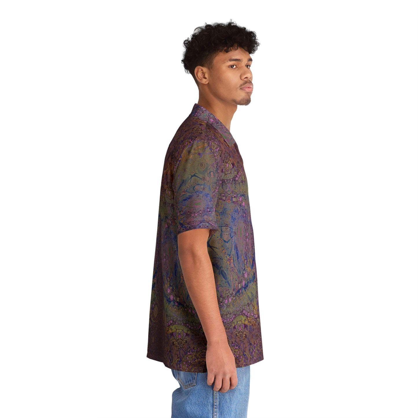 Hawaiian Shirt - Love Light Fractals No.12
