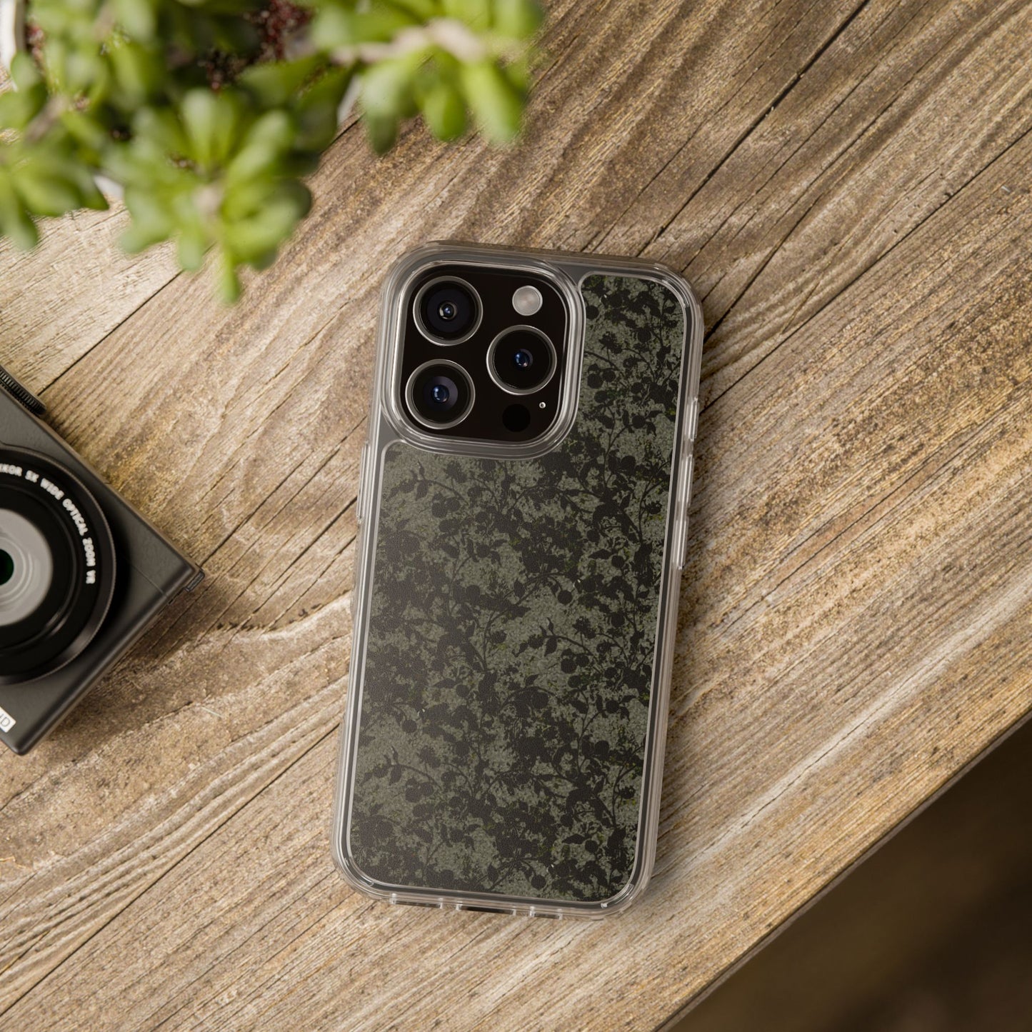 iPhone 16 Clear Case – Hidden Weave Series V3 No.25