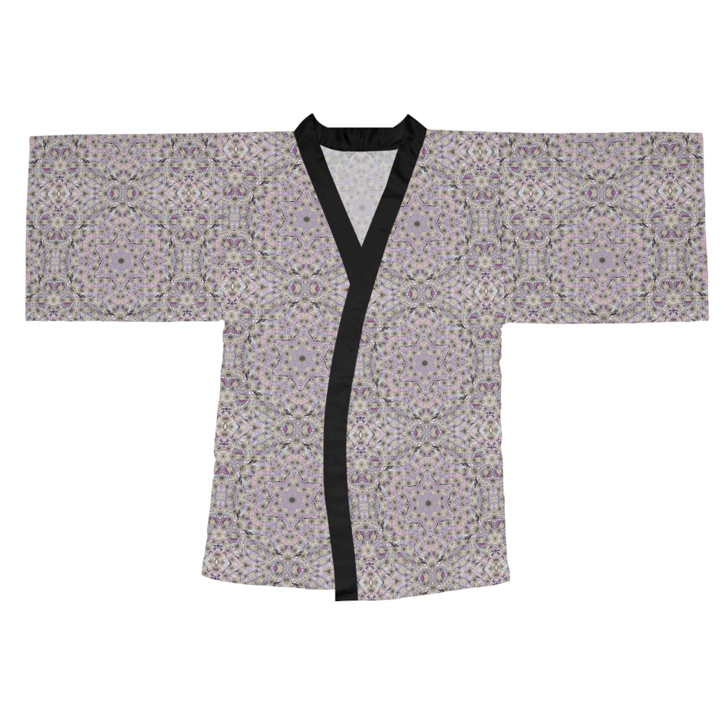 Long Sleeve Kimono Robe - P5 Kaleidoscopic No.23