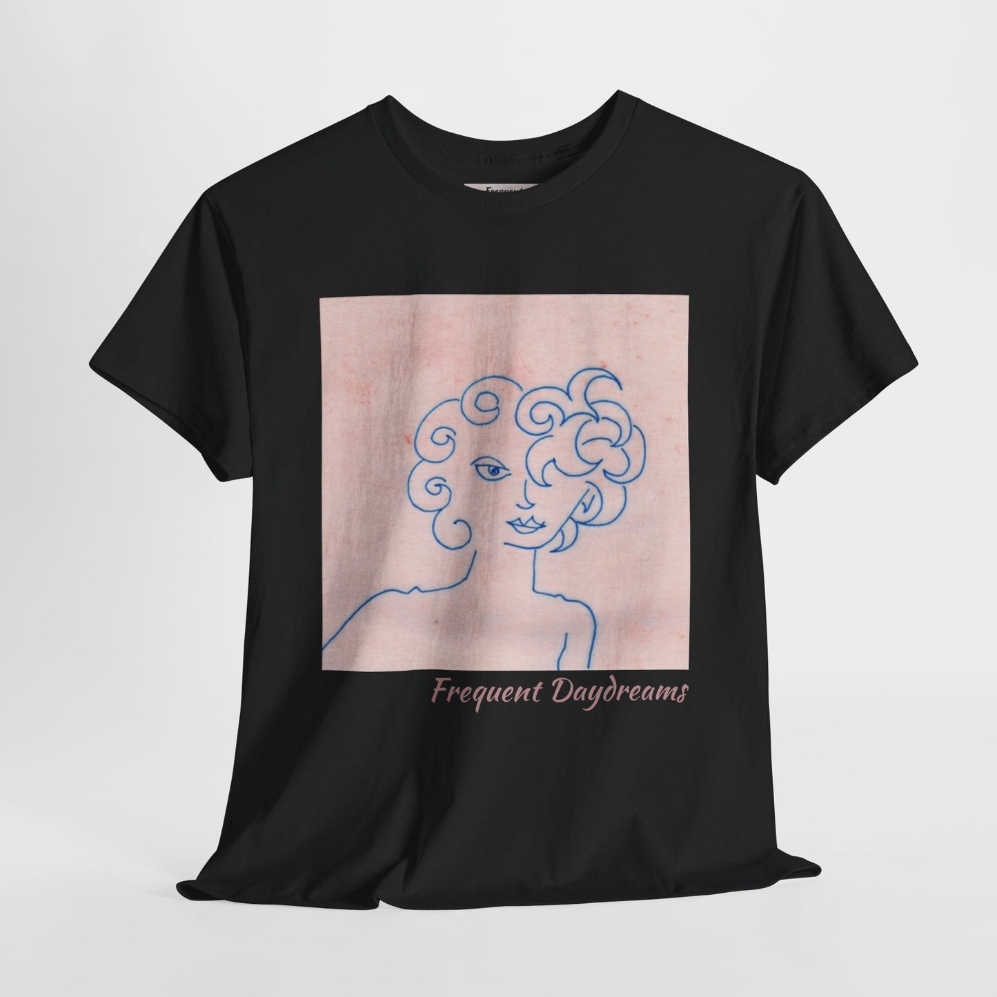 Unisex Heavy Cotton Tee - Frequent Daydreams Sketch No.47