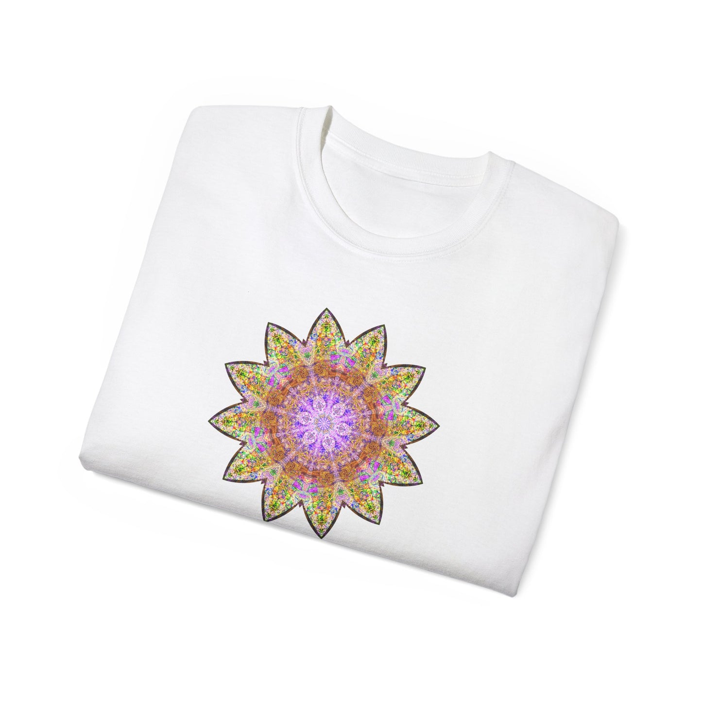 Unisex Ultra Cotton Tee - Love Light Mandalas No.14