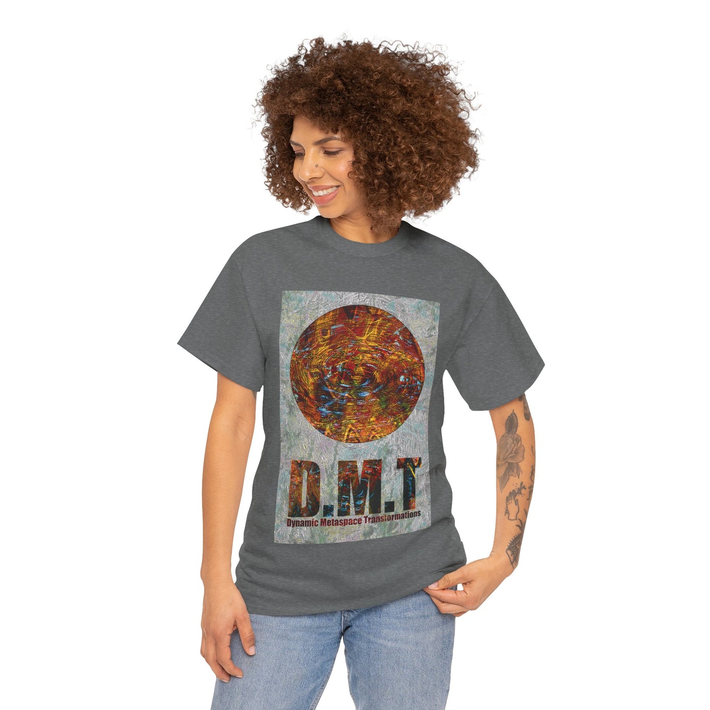 Unisex Heavy Cotton Tee - DMT Spheres No.1