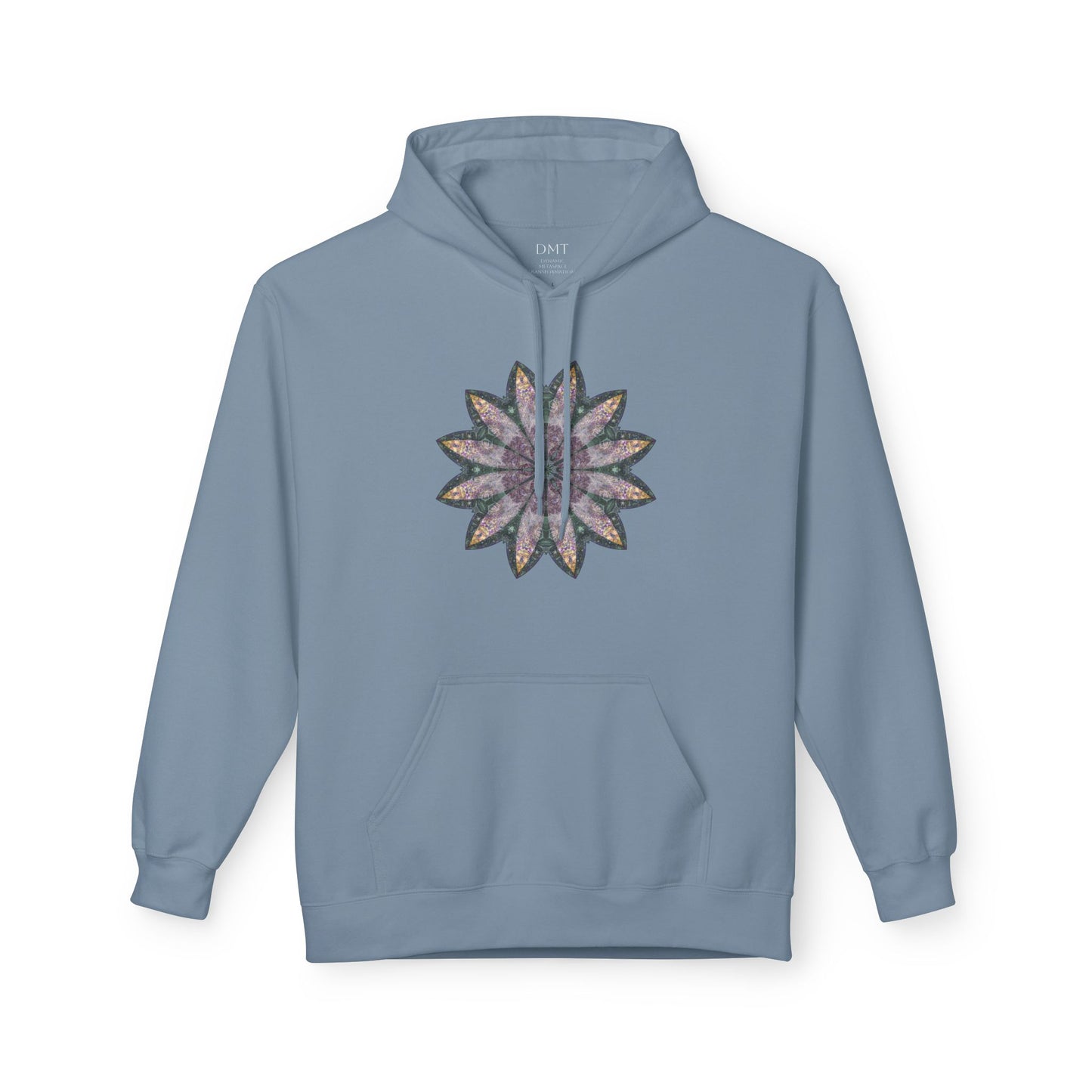 Unisex Midweight Softstyle Fleece Hoodie - Love Light Mandalas No.21