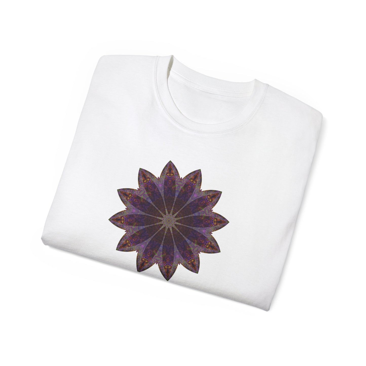 Unisex Ultra Cotton Tee - Love Light Mandalas No.11