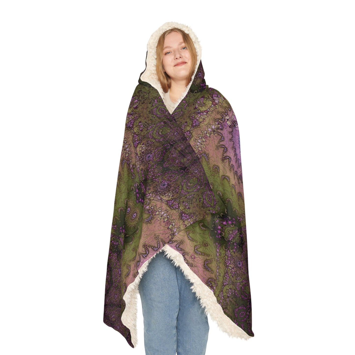 Snuggle Blanket - Love Light Fractals No.8