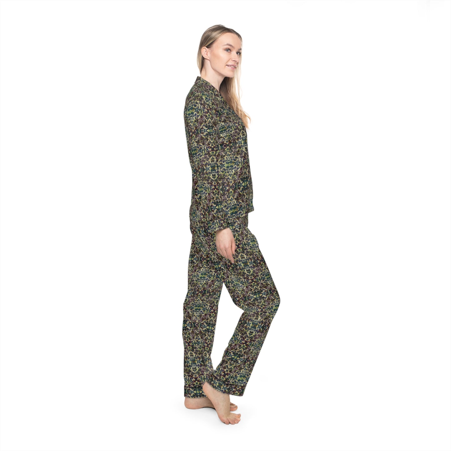 Women's Satin Pajamas - Hidden Weave No.5