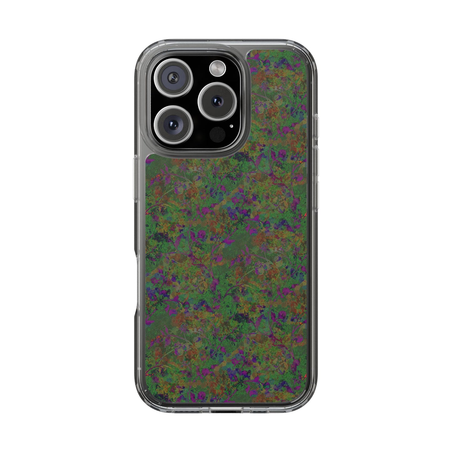 iPhone 16 Clear Case – Hidden Weave Series V3 No.24