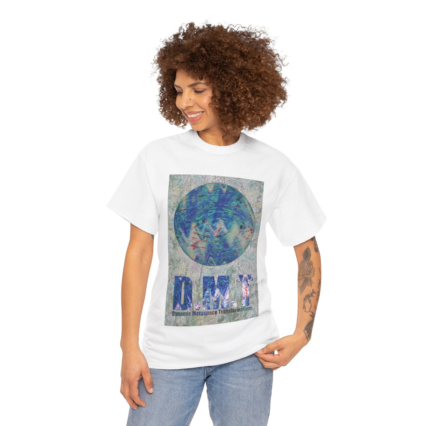 Unisex Heavy Cotton Tee - DMT Spheres No.2