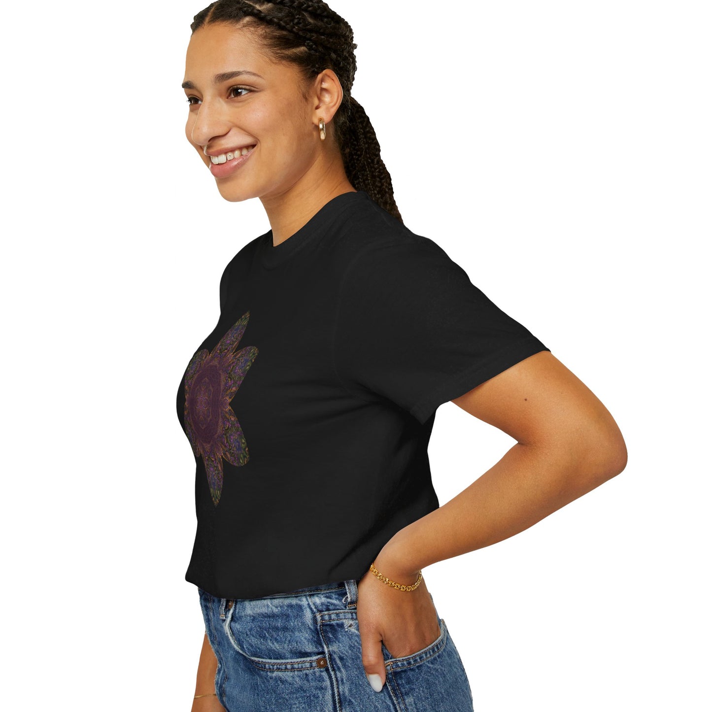 Unisex Garment-Dyed T-shirt - Love Light Mandalas No.3