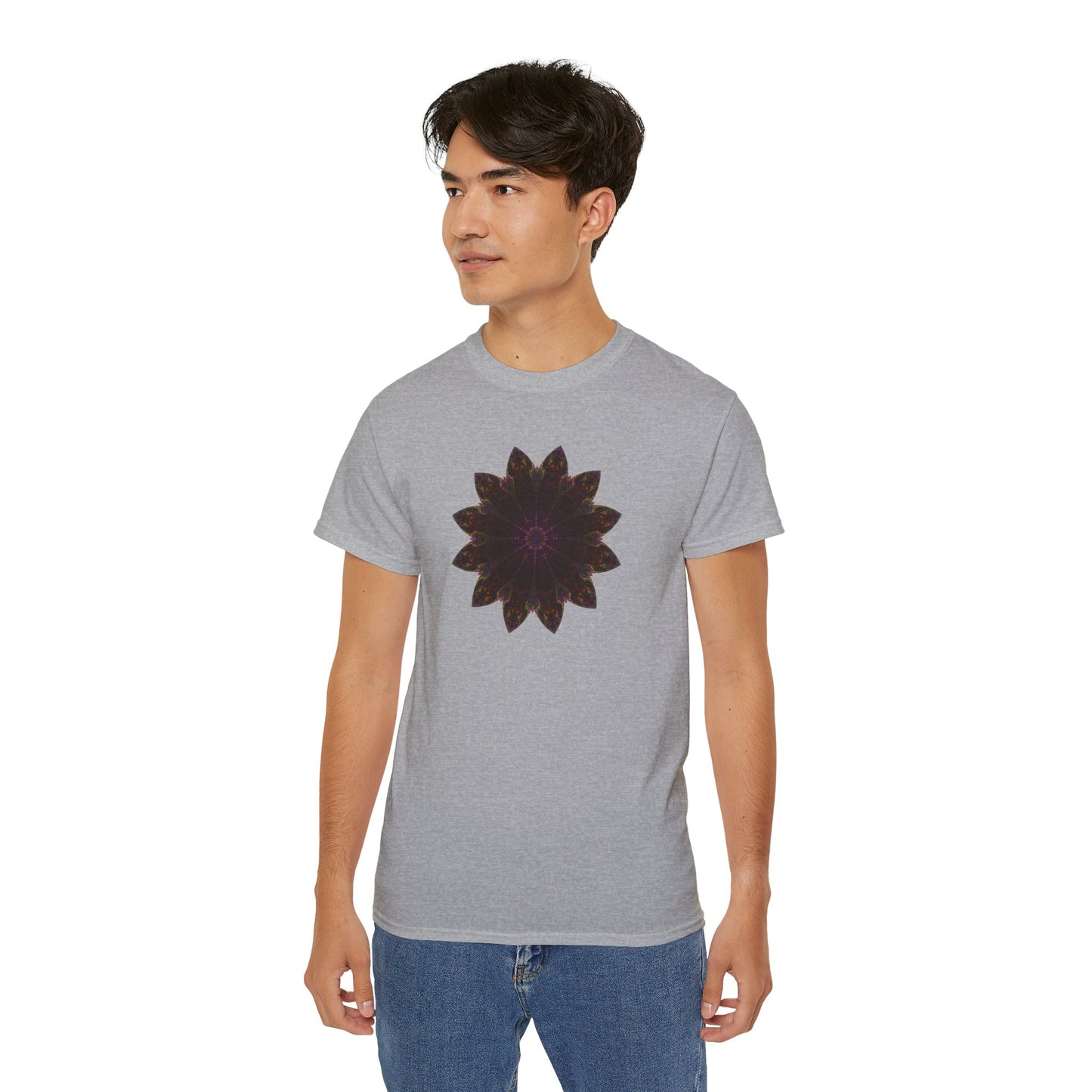 Unisex Ultra Cotton Tee - Love Light Mandalas No.12