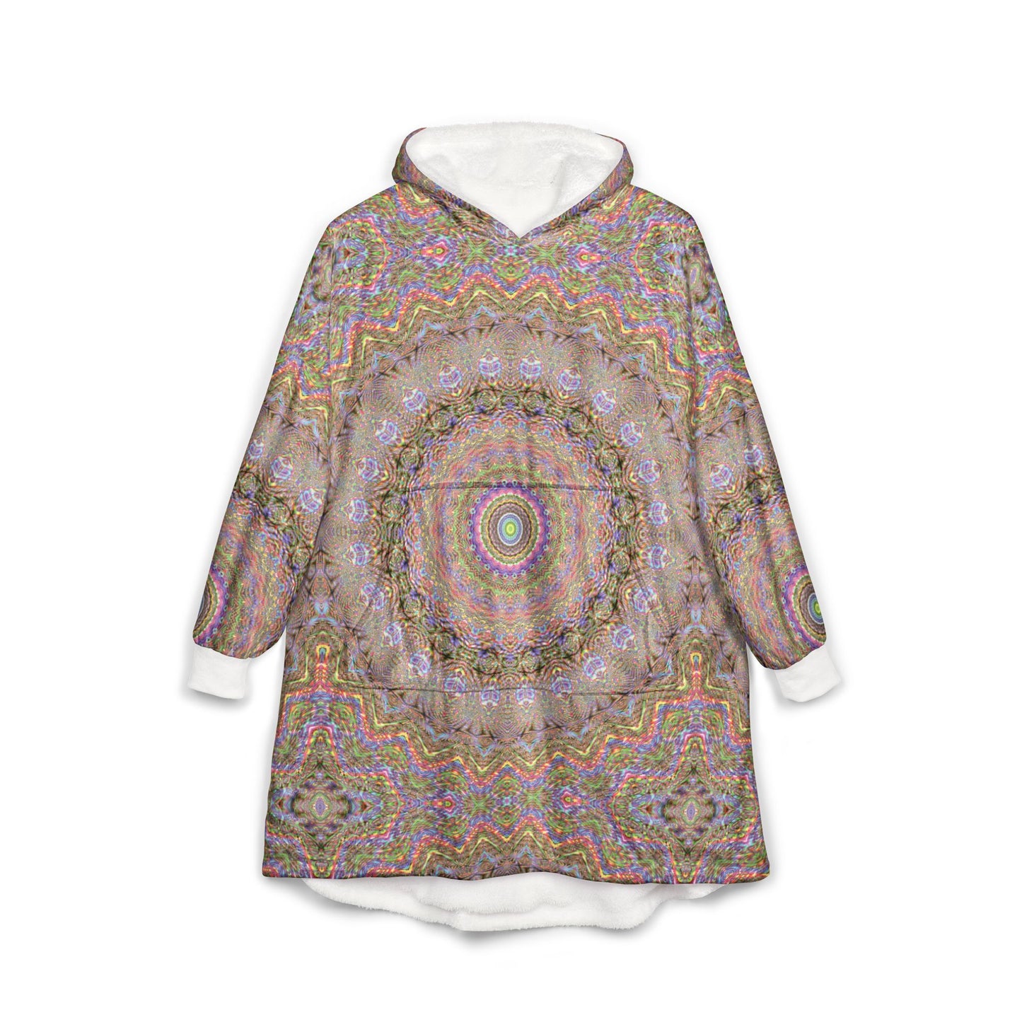 Unisex Hooded Blanket - DMT Seer No. 6