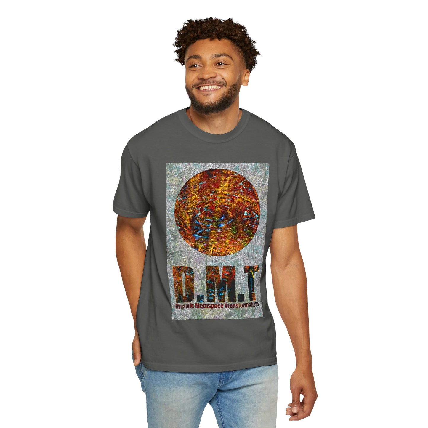 Unisex Garment-Dyed T-shirt - DMT Spheres No.1
