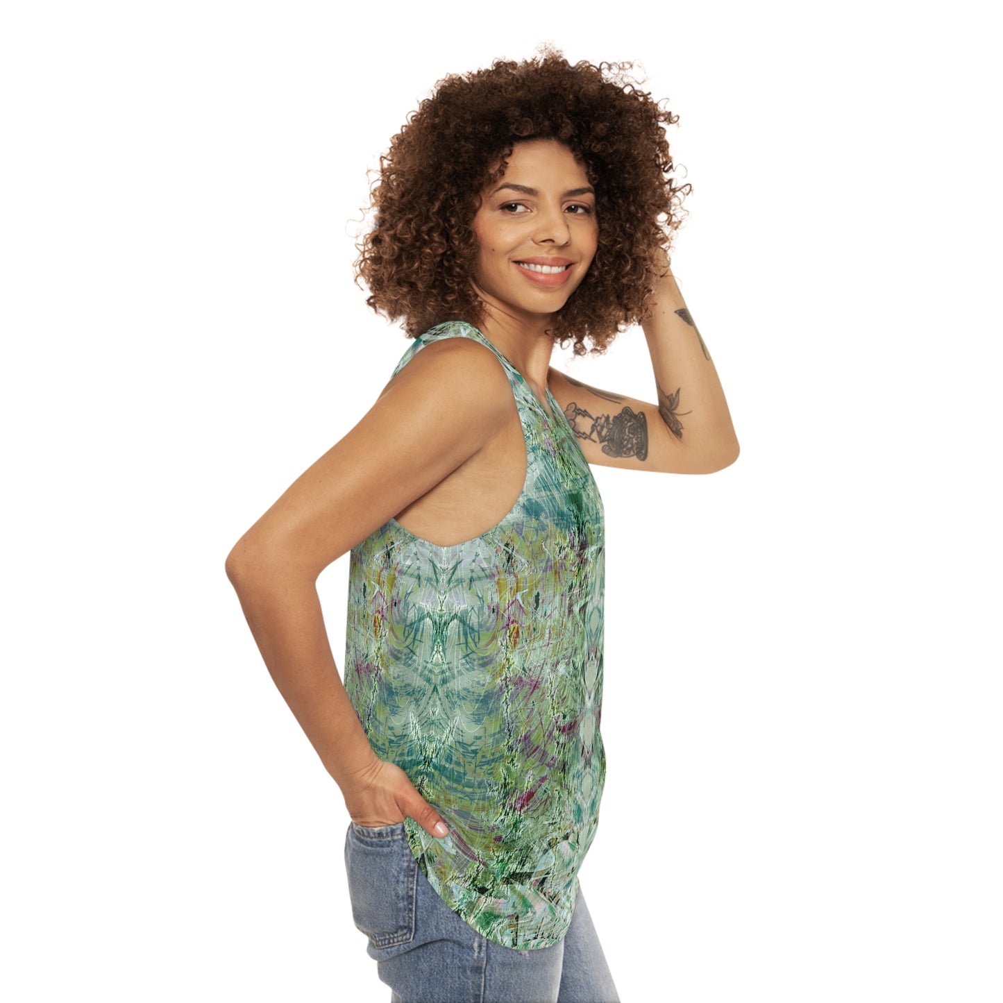 Unisex Tank Top - Love Light Fractals No.7