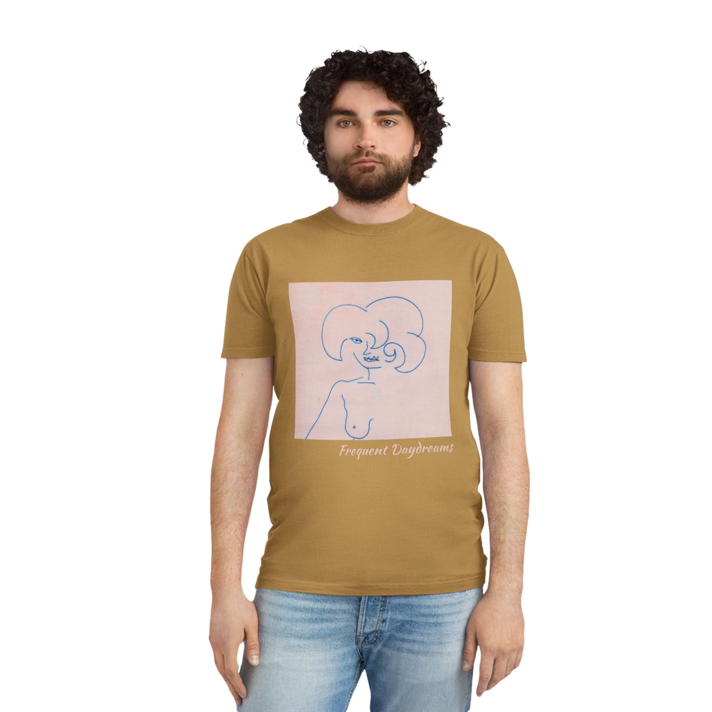 Unisex Faded Shirt - Frequent Daydreams Sketch No.45
